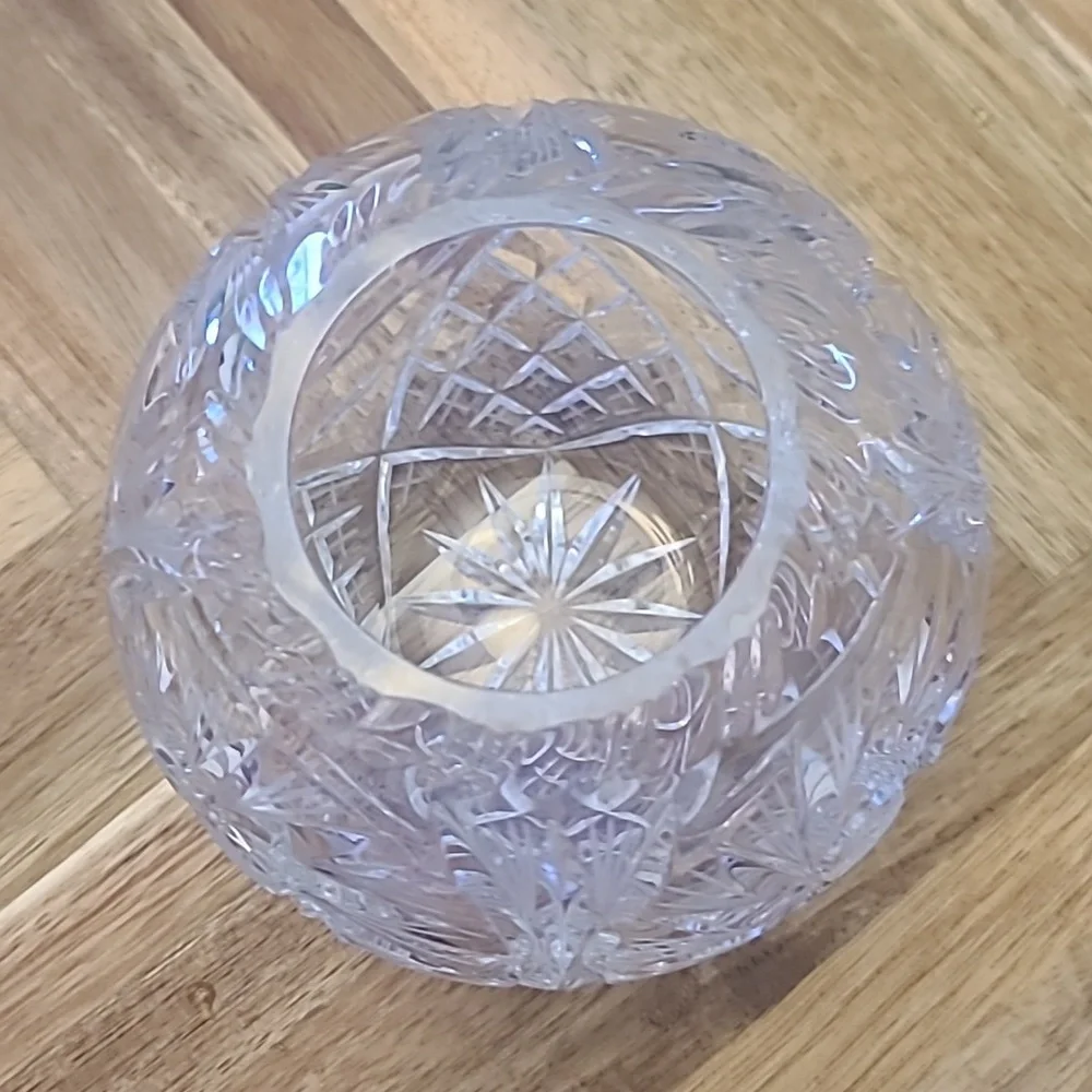 Crystal Rose Bowl 